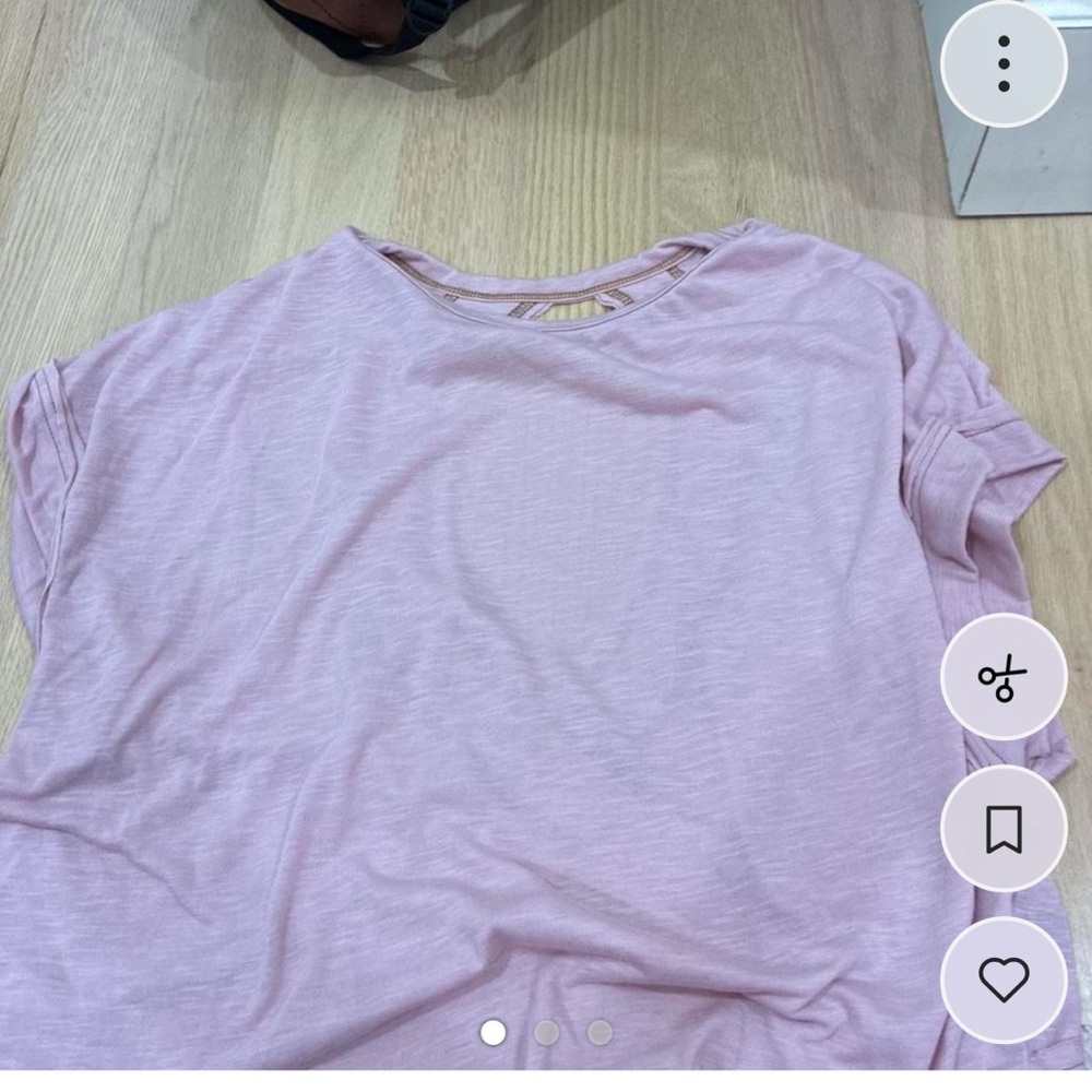 SHEIN Light Pink Short Sleeve Tee